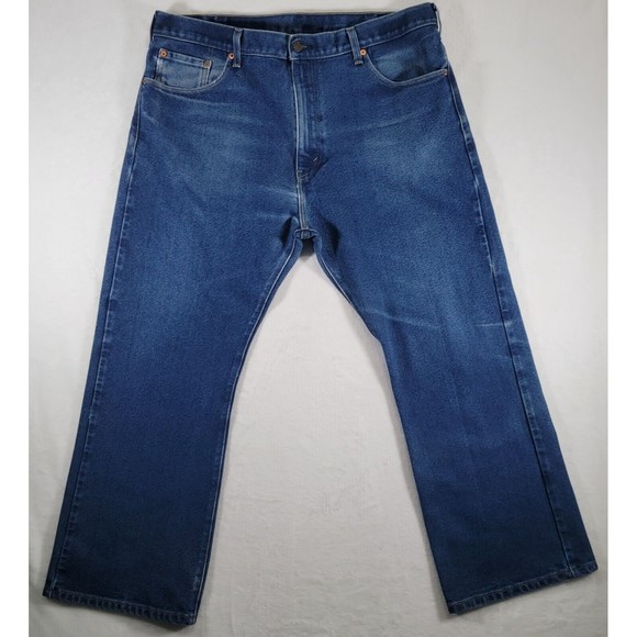 Levi's Other - Levi's 517 Mens Jeans 40 x 29 Boot Cut Blue Denim High Rise Red Tab Pants Casual
